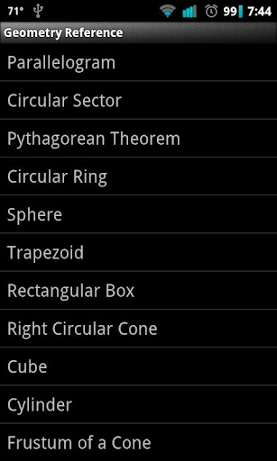 Geometry Reference