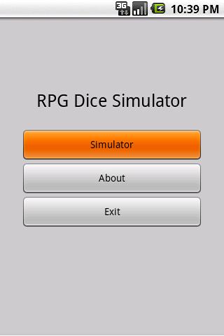 RPG Dice Simulator
