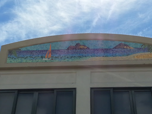 Kailua Sailboat Mosaic Mural