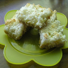 Luscious Lemon Coconut Meringue Squares