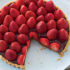 Strawberry-Chocolate Truffle Tart