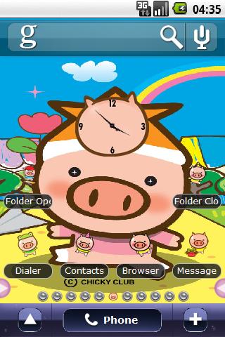 Cute little pig Full Theme