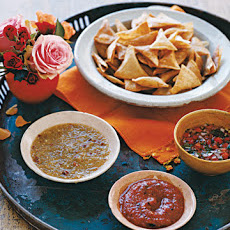 Salsa Trio and Homemade Tortilla Chips