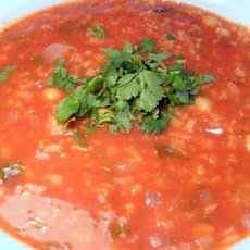 Egyptian Chickpea and Tomato Soup