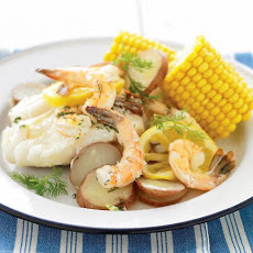Grilled New England Seafood 