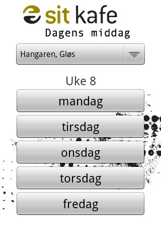 SiT Kafe: Dagens Middag