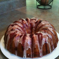 Raspberry Swirl Cake
