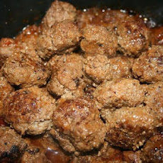Ham Meatballs in Brown Sugar Sauce