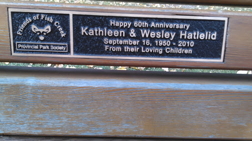 Kathleen & Wesley Hatlelid Bench