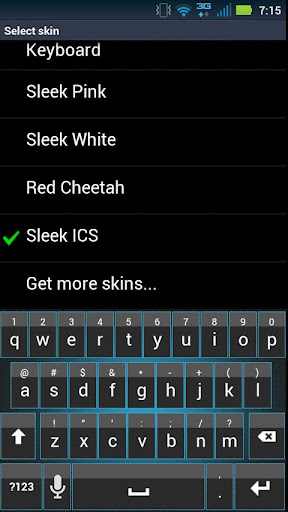 Sleek ICS Keyboard Skin