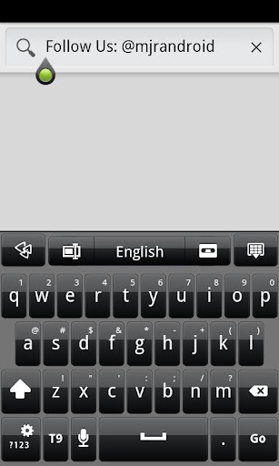 Black GO Keyboard Theme