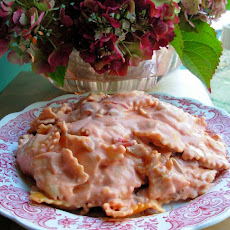 Pasta in the Pink With Red Pepper Puree