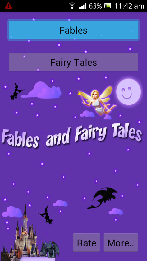 Android application Fables and Fairy Tales screenshort