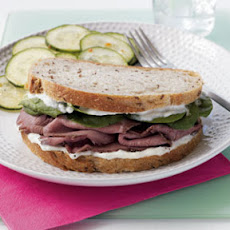 Roast Beef Sandwich with Horseradish Aï¿½oli