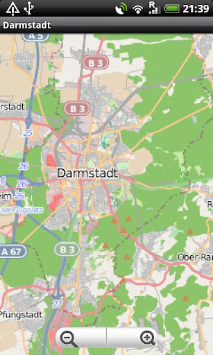 Darmstadt Street Map