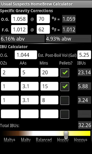 HomeBrew Calculator