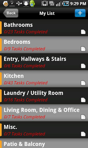 HOUSE CLEANING PLANNER