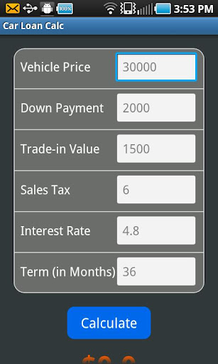 Car Loan Calc