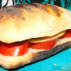 Panini Caprese Sandwich With Avocado