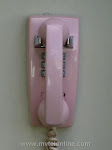 Wall Phones - Western Electric 1554 Pink