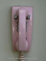 Wall Phones - Western Electric 1554 Pink 1