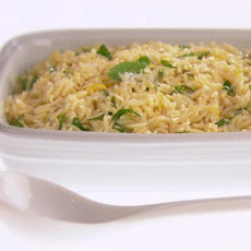 Orzo with Mint Salmoriglio Sauce