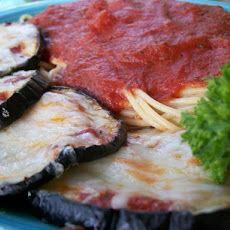 Reduced-Fat Eggplant (Aubergine) Parmesan