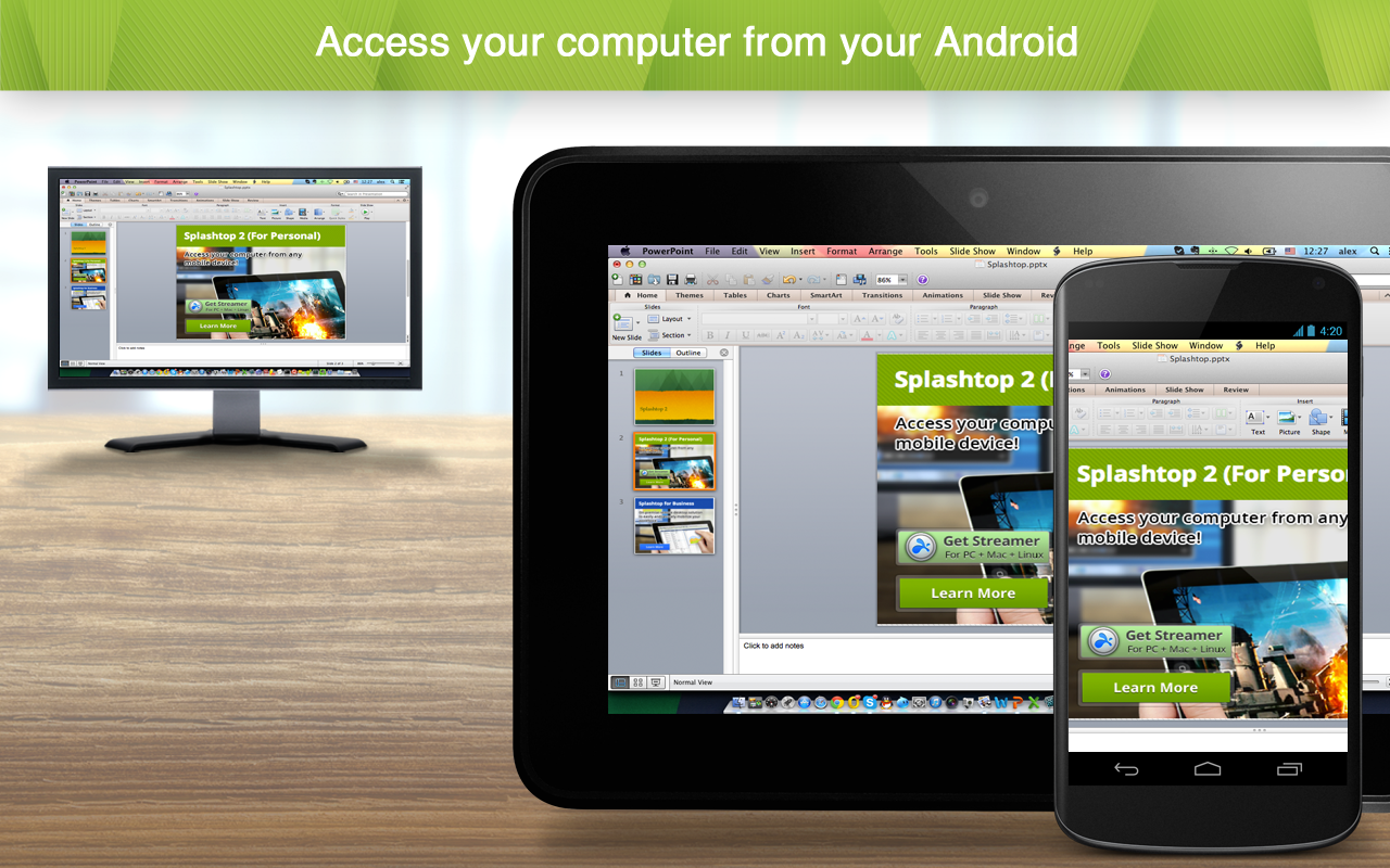 Android application Splashtop 2 Remote Desktop screenshort
