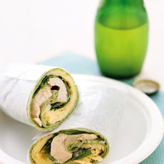 Chicken Salad and Havarti Cheese Wrap