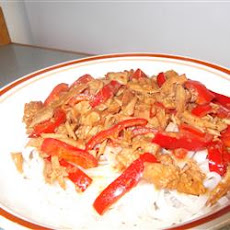 Slow Cooker Thai Pork with Peppers