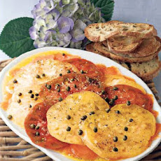 Tomato & Smoked Salmon Carpaccio