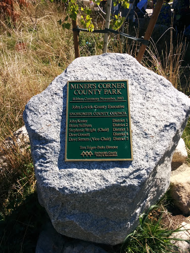 Minor's Corner County Park Monument Rock