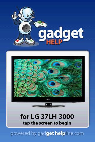 LG 37LH 3000 TV Gadget Help