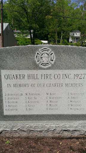 Quaker Hill Firefighter Memorial