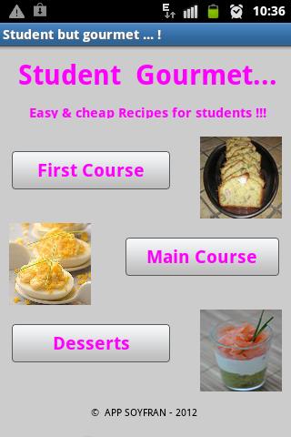 Student But Gourmet