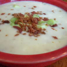Comforting Cream Cheese Potato Soup With Bacon or Ham
