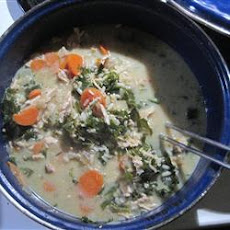 Creamy Lemon Chicken Soup