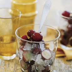 Frozen Grapes with Sauternes Granita