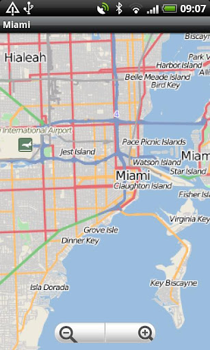 Miami Street Map