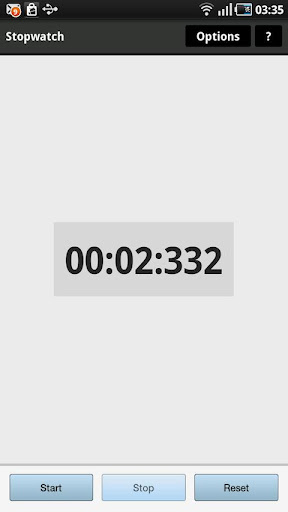 Simple stopwatch + Widget