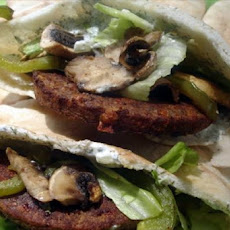 Veggie Burger Pitas