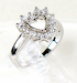 Anillo De Plata Rodinada Italiana