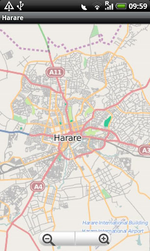Harare Street Map
