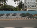 Rock Water Falls Mural