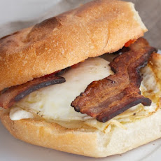 Bacon and Egg Sandwich with Pepper Jack