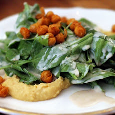 Egyptian Fattet Salad (Layered Chickpea Salad)