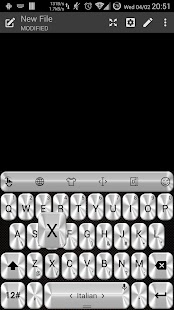 download Theme TouchPal Metallic Silver free