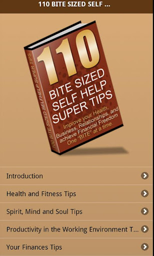 110 Bite Sized Self Help Tips