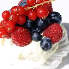 French in a Flash: Tricolore Berry Meringue Creams for Bastille Day