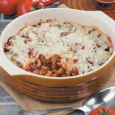 Pasta Pizza Venison Bake Recipe